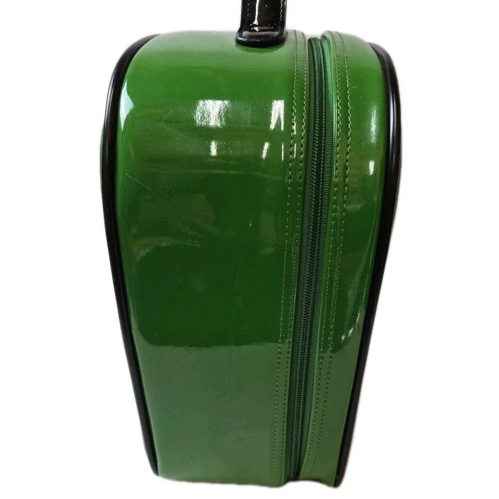 Kate Spade Emerald Green Patent leather Duchess Boarding Bag Carry On RARE‎
